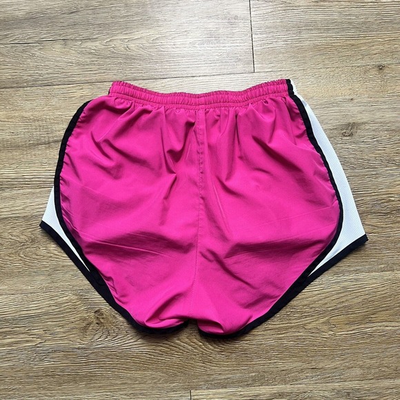 Nike Dri Fit Running Shorts Pink Lined Athletic with Drawstring Women's XS - Picture 2 of 6